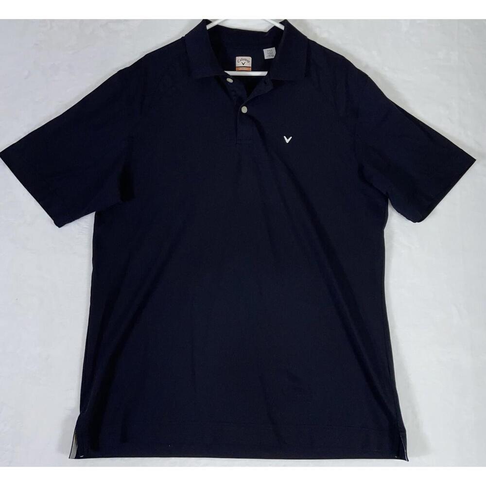 Callaway Men's Adult Size XL Polo C-Tech Golf Multicolor Polyester Short Sleeve